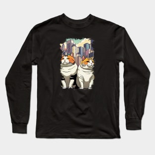 Father and Mother Cat Long Sleeve T-Shirt